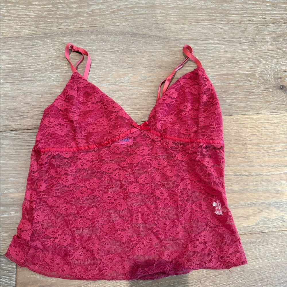 Edikted Red Lace Camisole